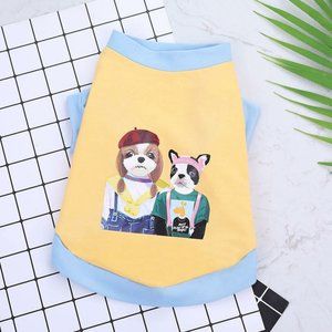 Small Cute Puppy Dog Clothes, Summer Pet T shirt for small dogs, cats